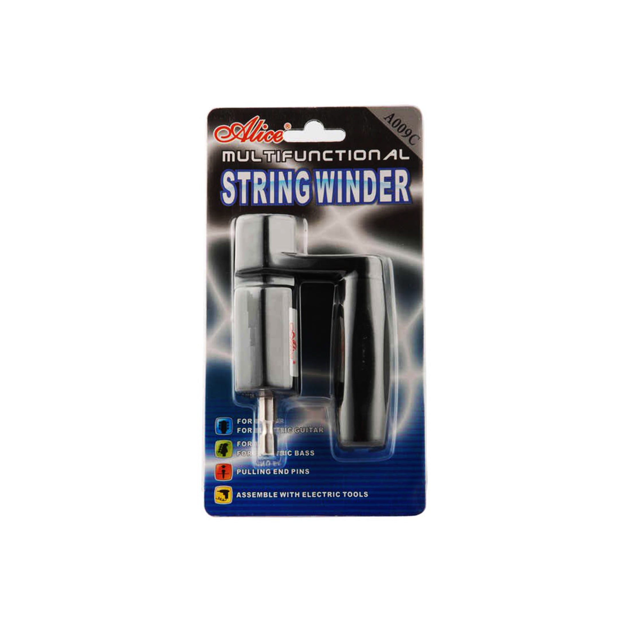 Alice A009CP Multifunctional Guitar String Winder